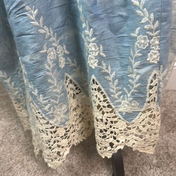 Line & Dot Maxi sleeveless Dress - Picture 5 of 13